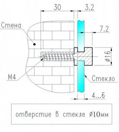 Прозрачный фартук для кухни из монолитного поликарбоната 600*520*3мм